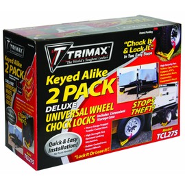 Trimax Wheel Chock Lock Set of 2