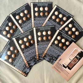 10x YSL YvesSaintLaurent ALL HOURS CONCEALER Precise Angles 6-Shade Sample Card