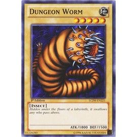 Yu-Gi-Oh! - Dungeon Worm (LCJW-EN221) - Legendary Collection 4: Joey's World - 1st Edition - Common
