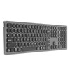 Bluetooth Keyboard with Numeric Keypad Skid Resistance Pads 110 Keys