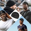 QIYUDA 4 Pcs Silk Satin Cap for Men, Soft Breathable