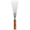 Japanese Hand Rake Garden Tool, Japanese Steel with Wood Handle,