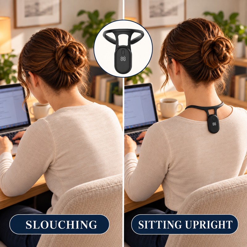 Smart Posture Reminder for Daily Posture Training – Real-Time Monitoring