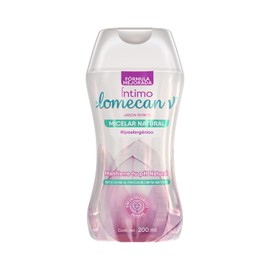 LOMECAN V Shampoo Íntimo Balance Micelar, Con micelas que atraen las impurezas, protege de malos olores y balancea el pH con ácido láctico, Dermatológicamente probado, botella con 200ml