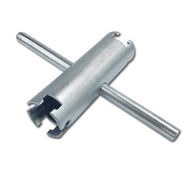 HAUTMEC Llave coladora para cesta, doble extremo de trabajo, llave coladora universal PL0029