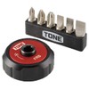 Tone FRB6S Finger Ratchet Wrench Set, Bit Insert, Red, 7