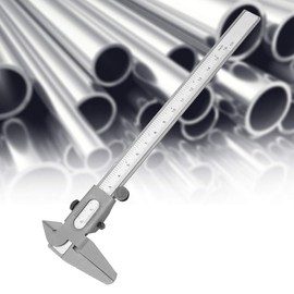 Vernier Caliper Micrometer Gauge 5/6 Inch Precision Measuring Stainless Steel High Precision Metal Micrometer Ruler (6 inch)