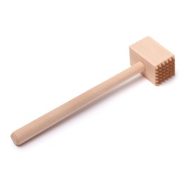 EVERYJOY Wooden Meat Tenderiser (Brown, 7 cm/Wood)