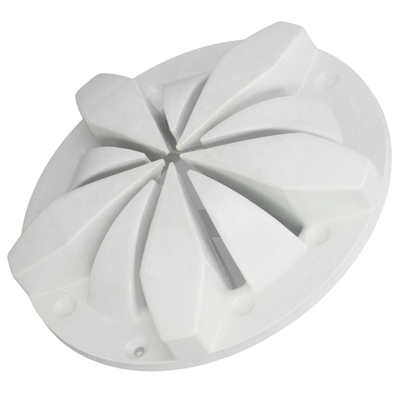 Swimming Pool Main Drain PVC White Round Hot Spring Pool