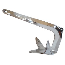 Stainless Steel 316 Bruce Claw Force Anchor 11lbs (5kg) Marine Grade Polished