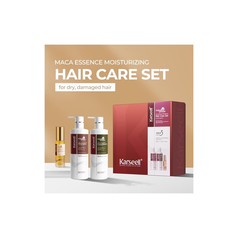 Karseell Kit De Tratamiento Capilar Con Colágeno, Champú Y Acondicionador