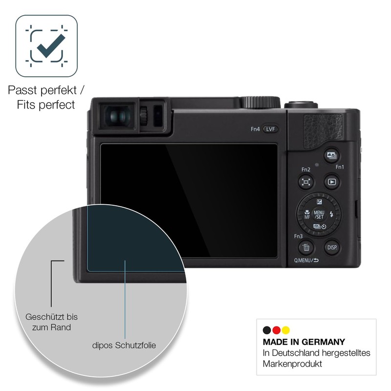 dipos I 2x Screen Protector 9H Clear Compatible with Garmin