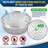 RV Furnace Vent Insect Screen – 2-Piece Stainless Steel Mesh