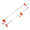 2-Pack 50\" Woodworking Parallel Clamp Set High-Strength Plastic F Clamp