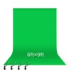 EMART Green Screen Backdrop, 6 x 9 Ft Photography Greenscreen