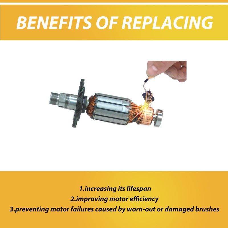 20 Pack N257540 Replacement Electric Motor Carbon Brushes Compatible with