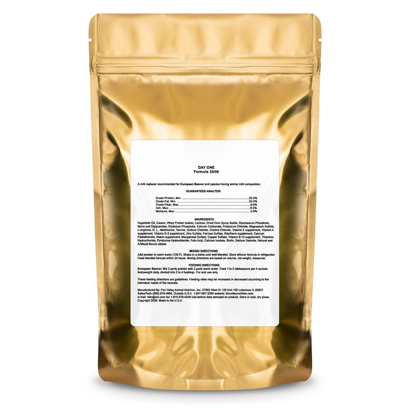 Fox Valley Day-One Formula 30/50 - Milk replacer for Beavers
