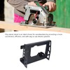Topyond Heavy-Duty Steel Flip Stand for Electric Planer: Stable Support