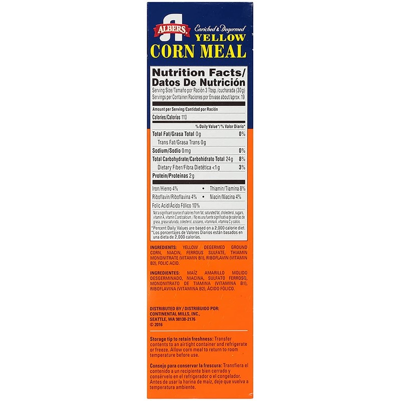Albers Yellow Corn Meal, 20 oz (Pack of 4)