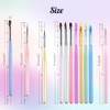 GeeRic 11 Pinceles para Uñas,Nail Art Pen Manicure Tool Set
