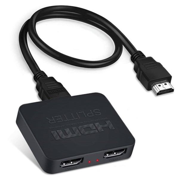 LuojinLuoda 4K HDMI Splitter 1 in 2 Out, HDMI Splitter