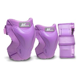 Set De Protecciones Patinaje Pro Lila, Rollerface