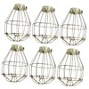 Angoily 18 Pcs Vintage Light Cage Metal Lamp Bulb Guard
