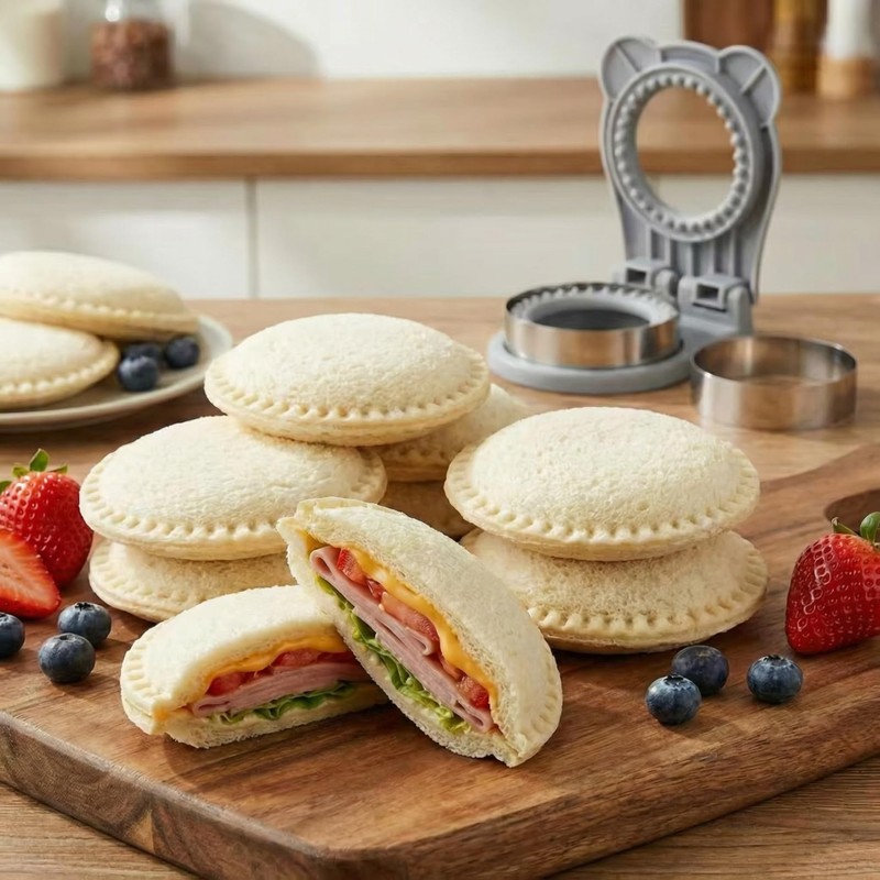 Crustless Sandwich Maker Cutter and Sealer, Crustless Sandwich Pocket Maker