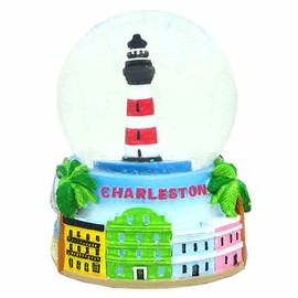 pcf Souvenirs Charleston South Carolina Snow Globe Snowdome - 65mm