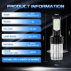 TJJTGBR P15D H6M LED bulbs Motorcycle Bulbs 8000K Ice Blue,For