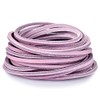 TeeLiy 3mm Flat Genuine Leather Cord, Leather Lace Strip Cord