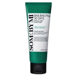 Some By Mi AHA BHA PHA Miracle Acne Clear Foam, 1 pack / 썸바이미 아하바하파하 미라클 아크네 클리어 폼, 1개