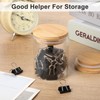 36 Pack Yogurt Jar Lids Set Reusable Bamboo Wooden Round