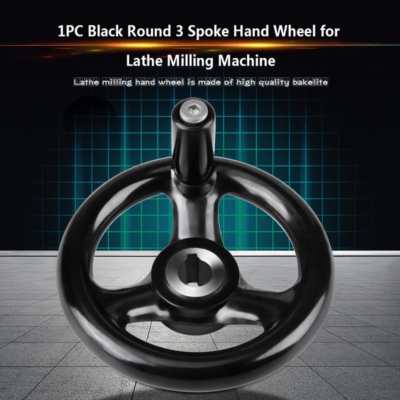Hand Crank Machine Crank 100 mm Akozon Hand Wheel with