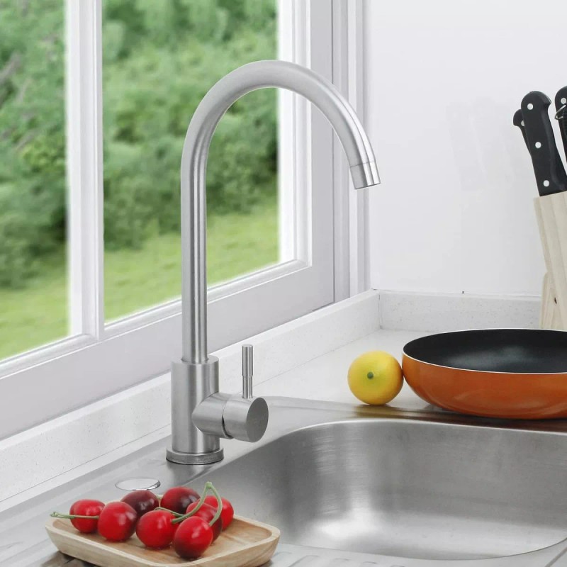 Prez Grifo Mezcladora Monomando Fregadero Inoxidable Sp-10020