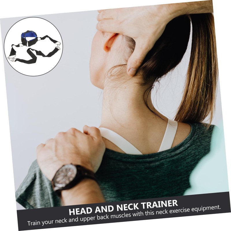 KICHOUSE Neck Exerciser Neck Builder Support Hat for Home Gym