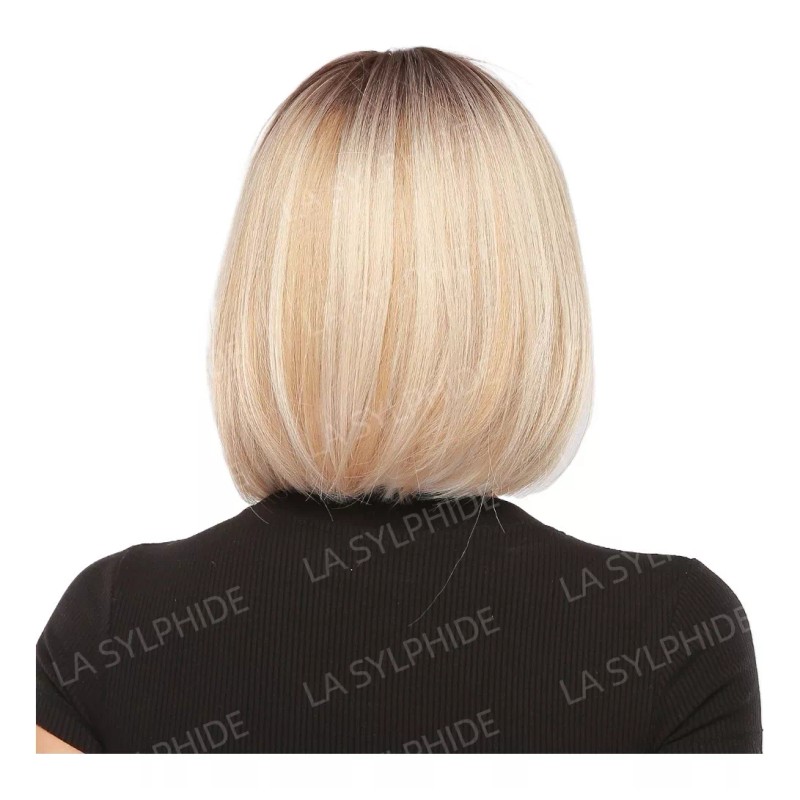 Jorla Pelucas Mujer Rubio Natural Cosplay Corta Bob Elegante