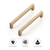 Ravinte Champagne Bronze Cabinet Handles Drawer Pulls 3-3/4 Inch CC