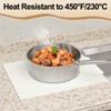 Silicone Dish Draining Mat with Drain Lip, Eco Friendly Dish