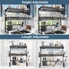 Babosas Over The Sink Dish Drying Rack,3 Tier Adjustable Length