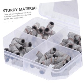 IWOWHERO Nail Salon Accessories 60pcs Sanding Bands for Nail Drill Mini Mandrel