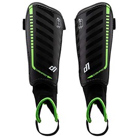CHAMPRO D1 Soccer Shin Guards; Optic Green; Medium