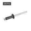 sourcing map Aluminum Blind Rivets, 4mm x 12mm (5/32" x