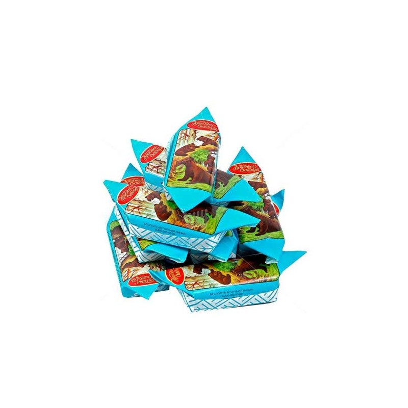 Red October Chocolate-coated Candies - Mishka Kosolapy (2.2 LB Factory
