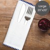 Cotton Clinic Cloth Dinner Napkins 100% Cotton 20x20 Inch Set