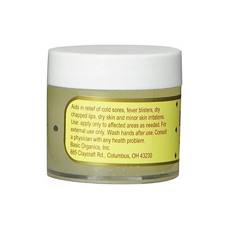 Basic Organics L Lysine Ointment Vitamins A D & E