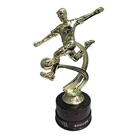 Express Medals 3 Pack of Boys Soccer Trophy Awards That Include Matching Removable Wearable Wrist Bands