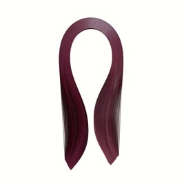 ODETOJOY Quilling Paper Strips Burgundy 3mm 5mm 10mm Quill Strip Claret Rolled Paper Filigree Strip Crimson Curled Scroll Coil Paper Strip-21inch 120pcs/bag (3mm-0.12inch)