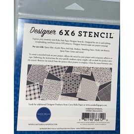 Echo Park Designer ZOO ADVENTURE CHEETAH Stencil 6 x 6 New