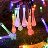 DropShaped 30 LED Solar String Light Waterproof Garden Decoration Light